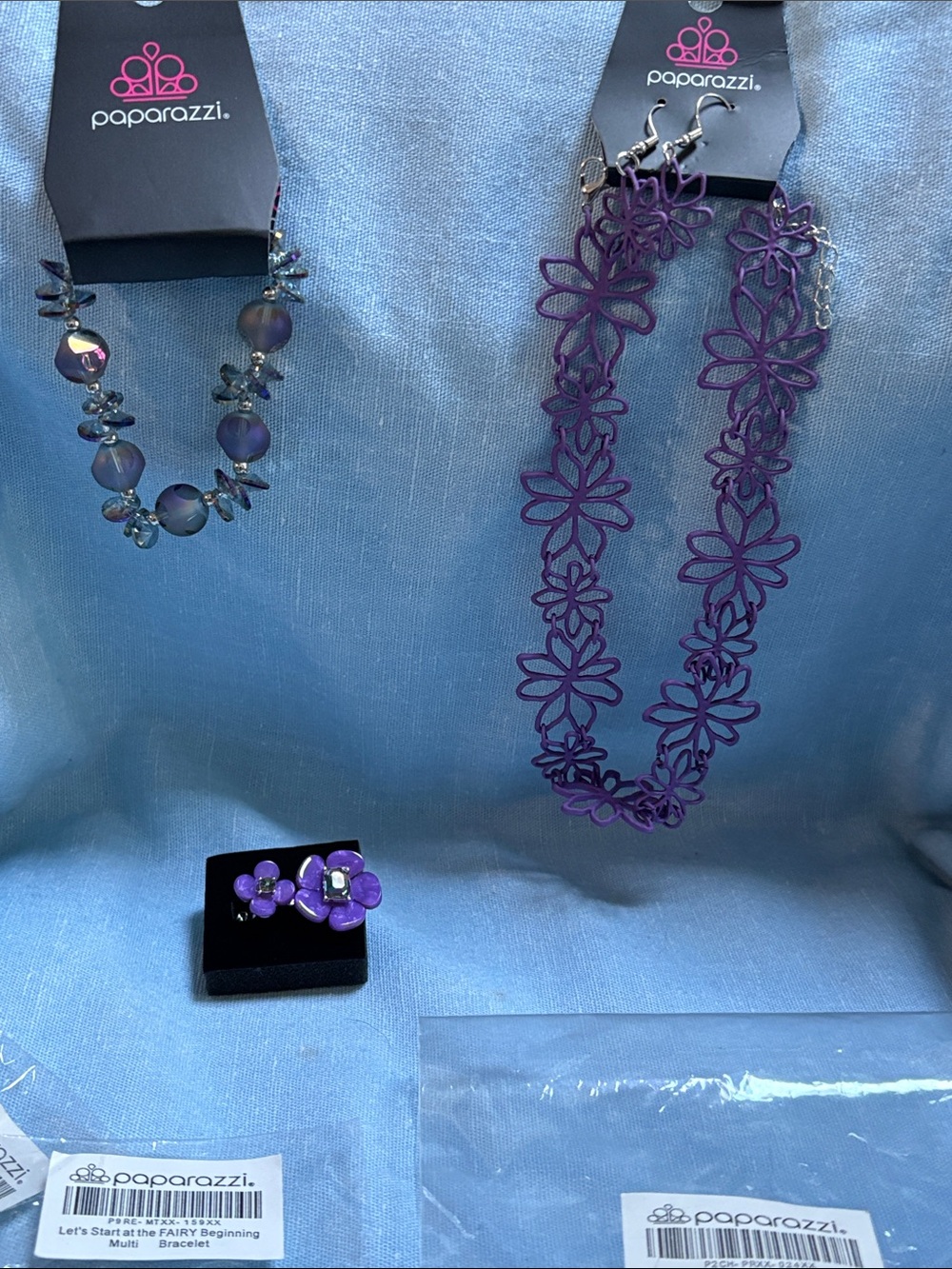 paparazzi Purple Floral Cutout Necklace